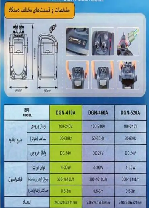 فیلتر سطلی DGN-410A