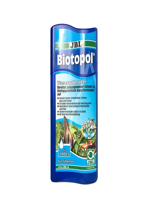 محلول آماده ساز آب آکواریوم جی بی ال مدل Biotopol حجم 250 میلی لیتر